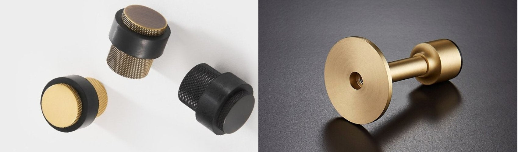 Contemporary Brass Door Stops