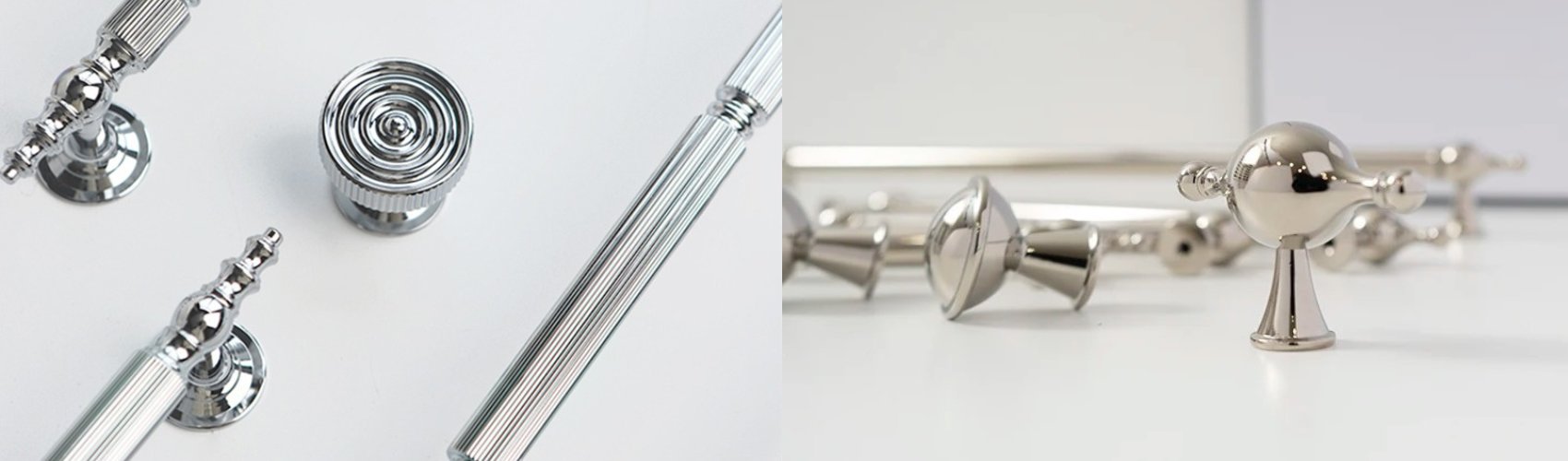 Polished Chrome Cabinet & Door Hardware