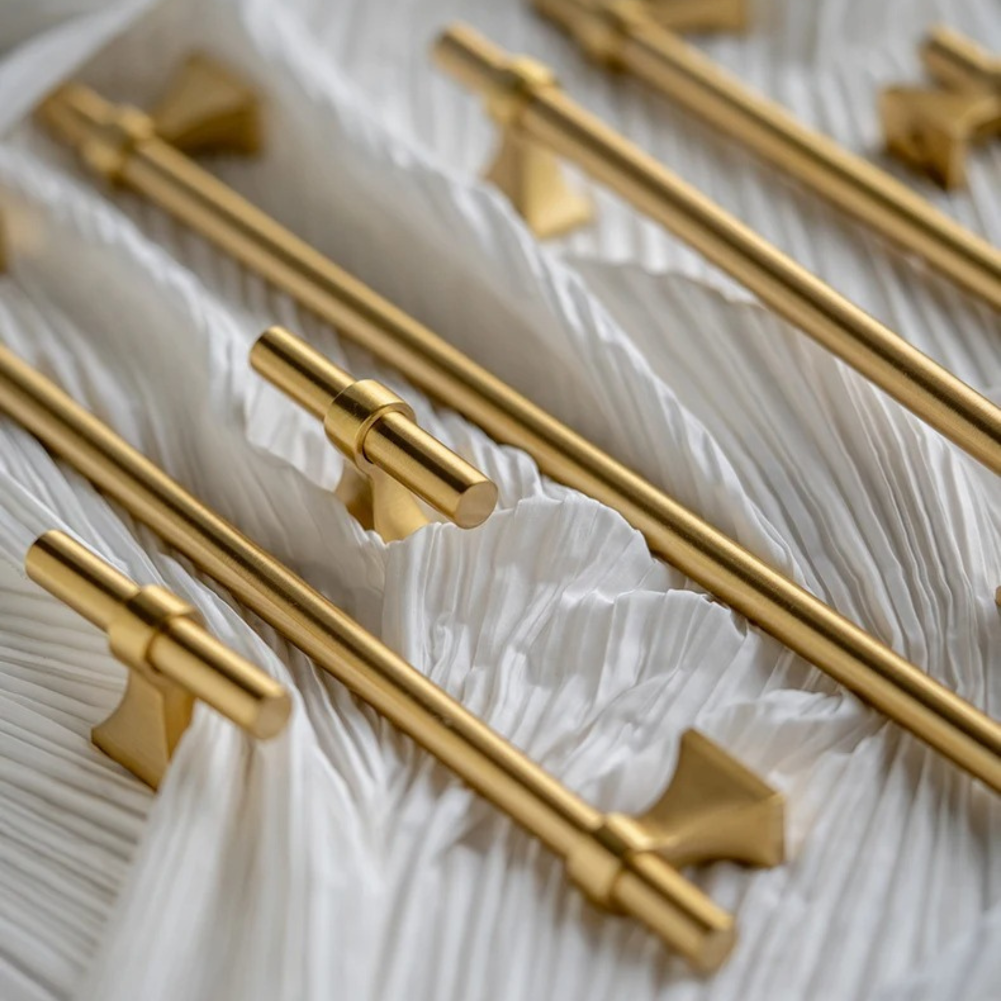 Antique Brass Square Base Pulls | Quare