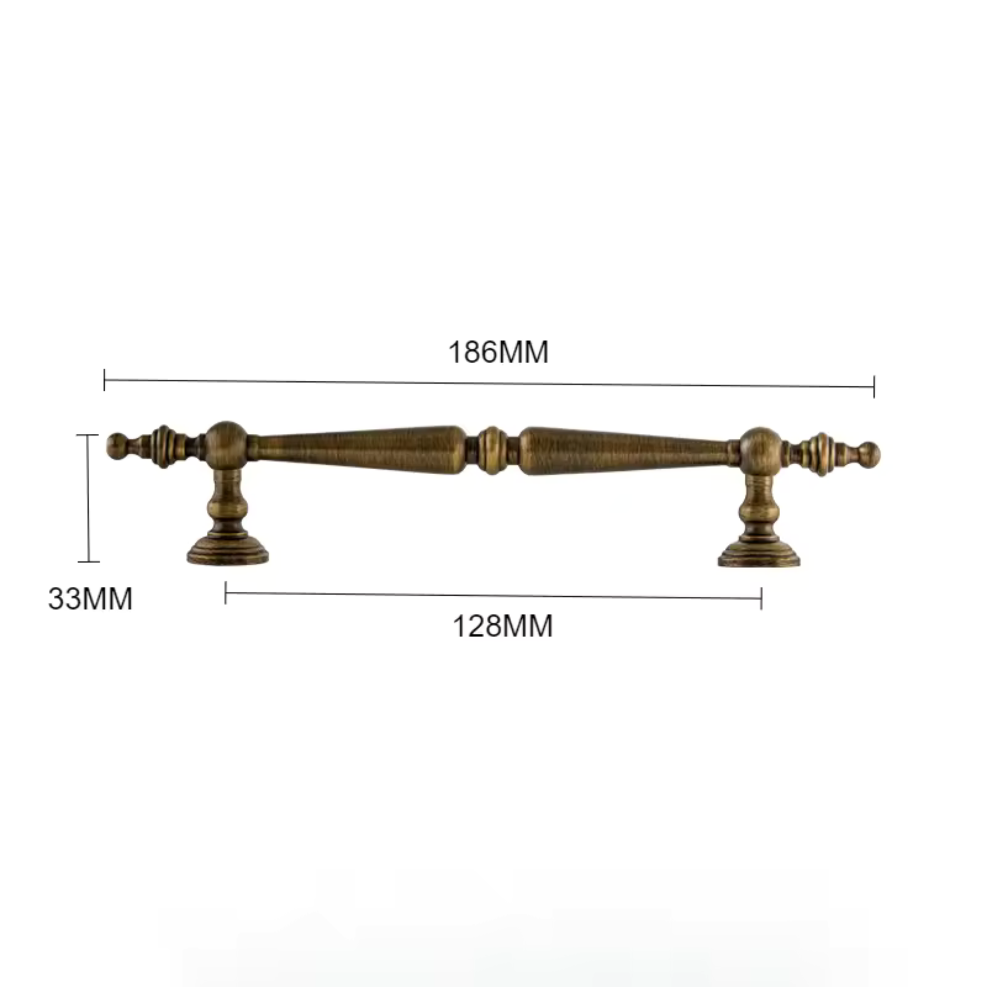 Antique Brushed Brass Handles | Serenum