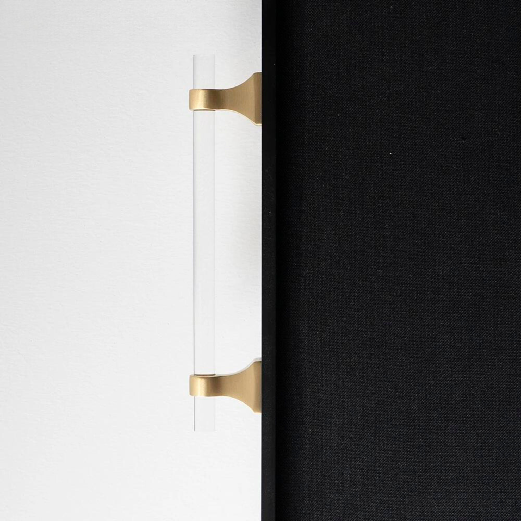 Acrylic & Brass Pull Handles | Aecor