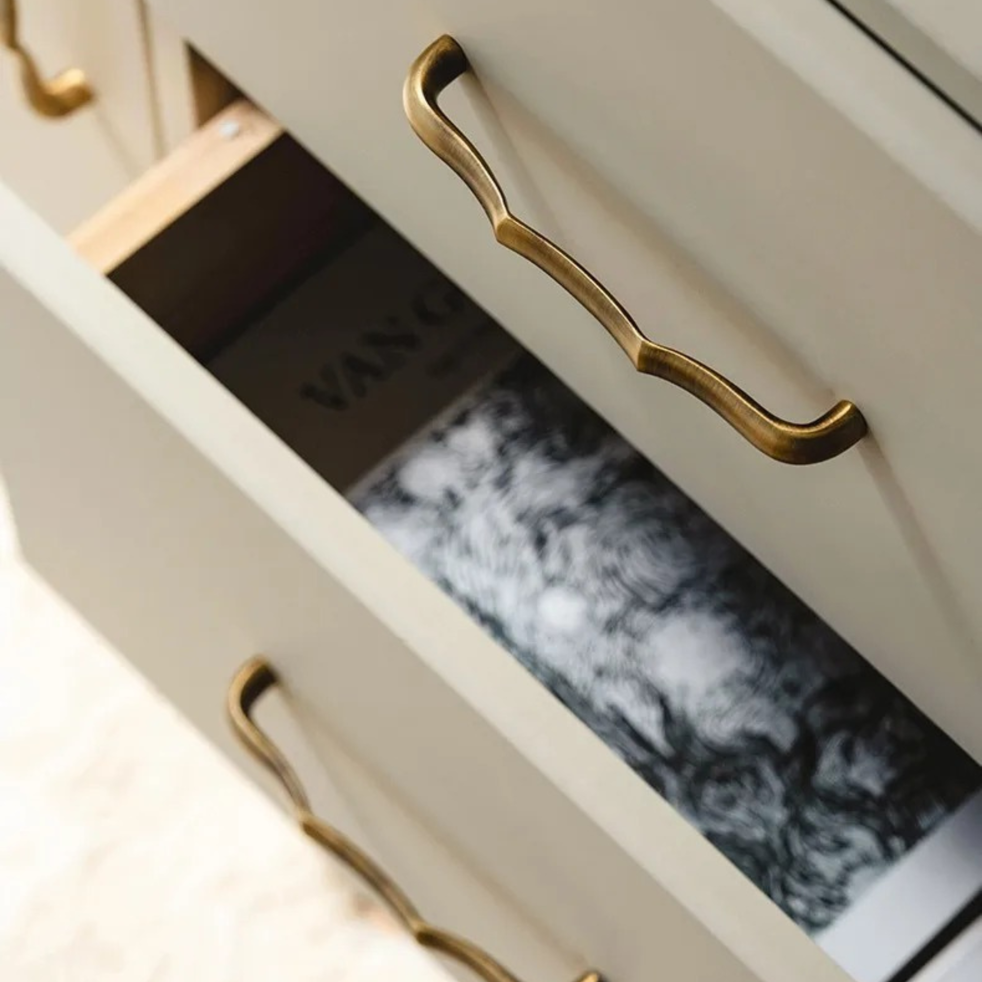 Wavey Brass Handles | Aequor