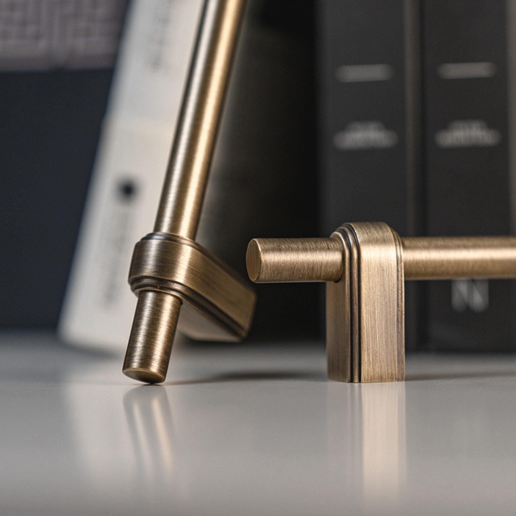 Antique Brass Chunky Handles | Solis