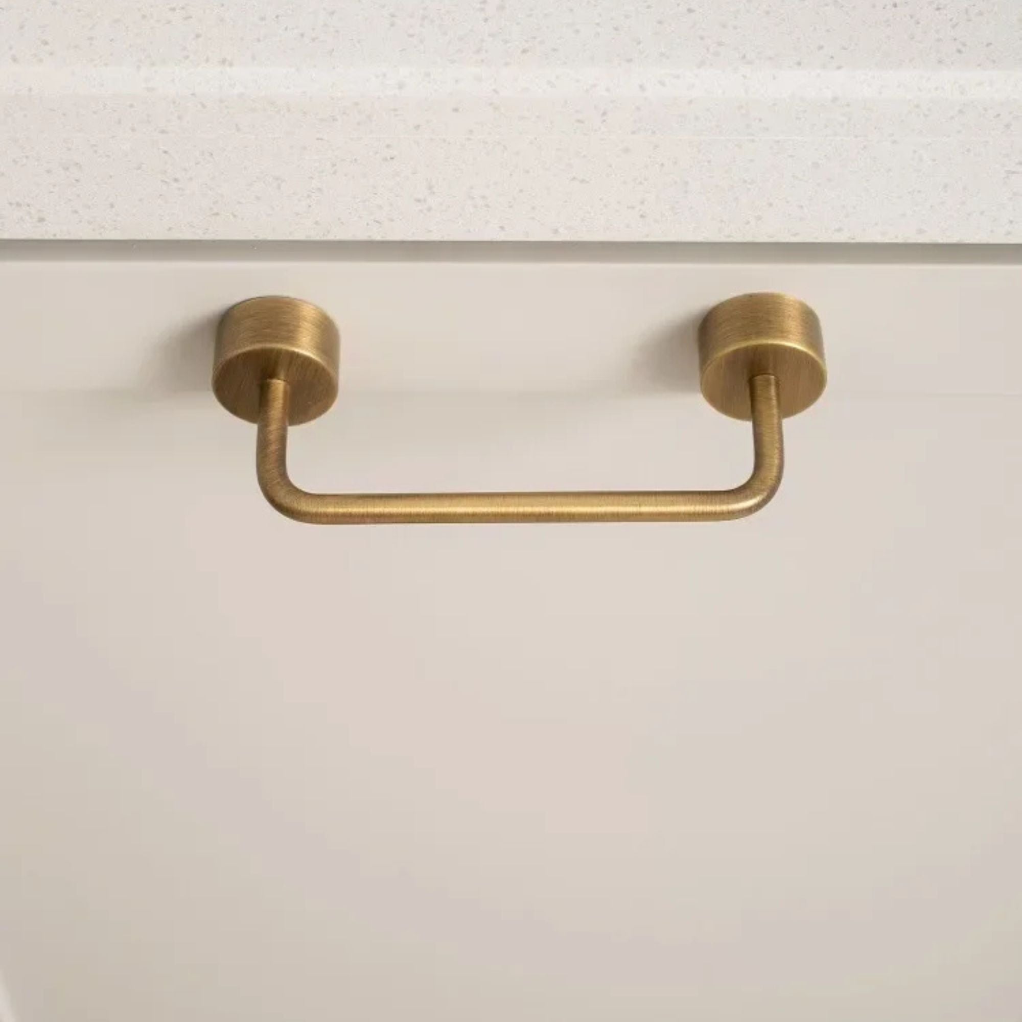 Antique Brass Minimal Pull | Aurea Manus
