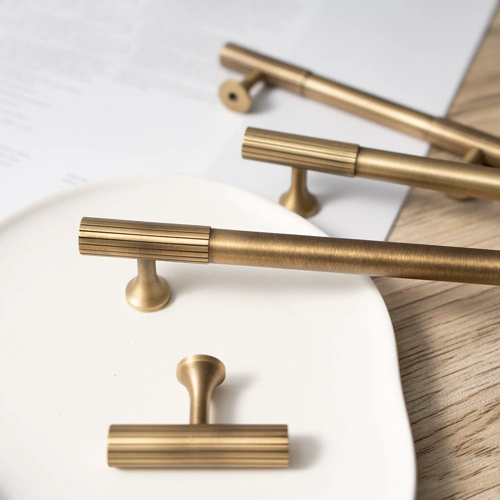 Aurabella antique brass handles