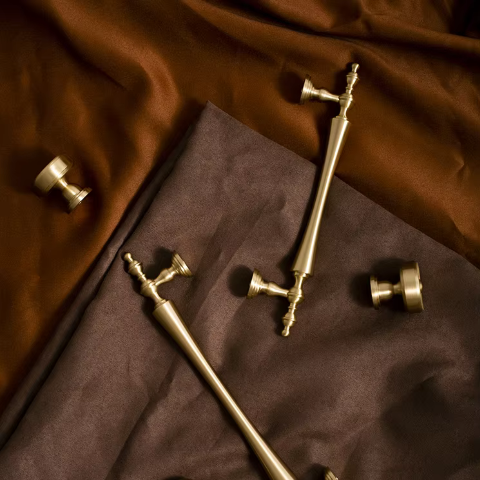 Brushed Brass Pulls | Cidaris