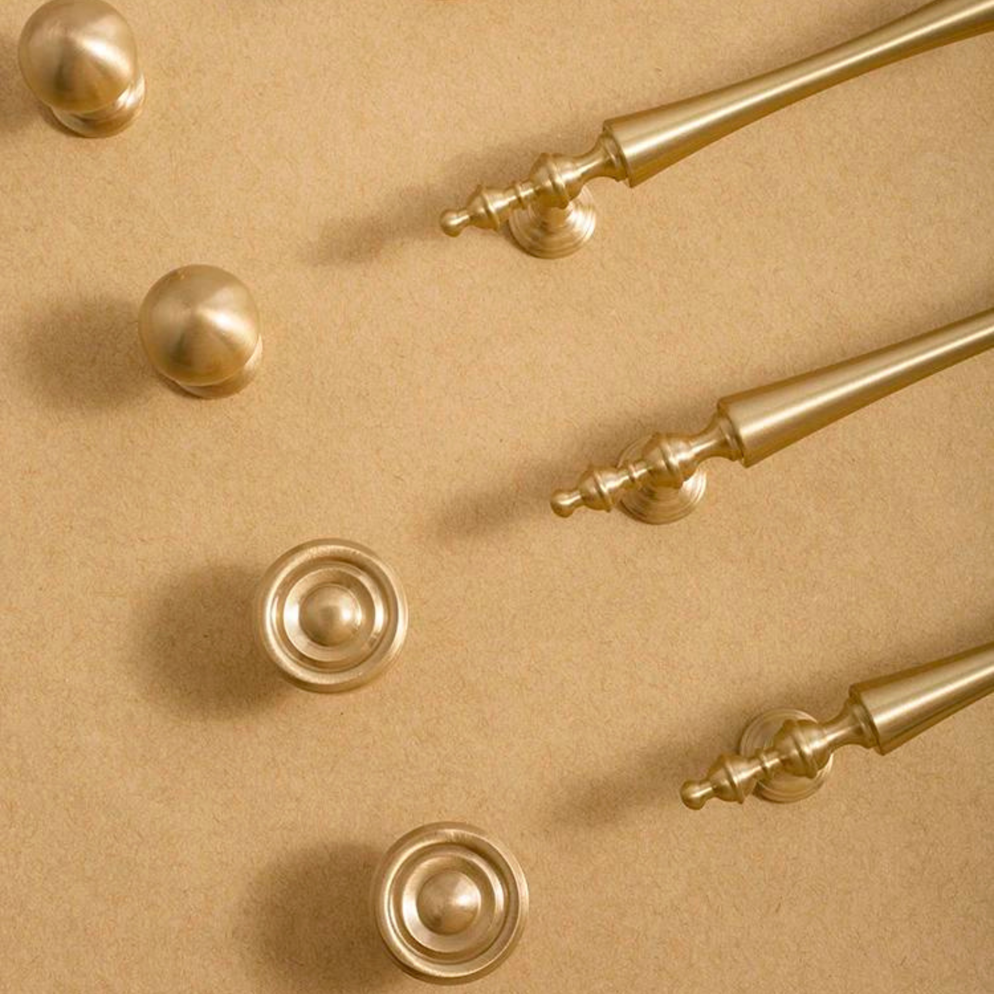 Brushed Brass Pulls | Cidaris