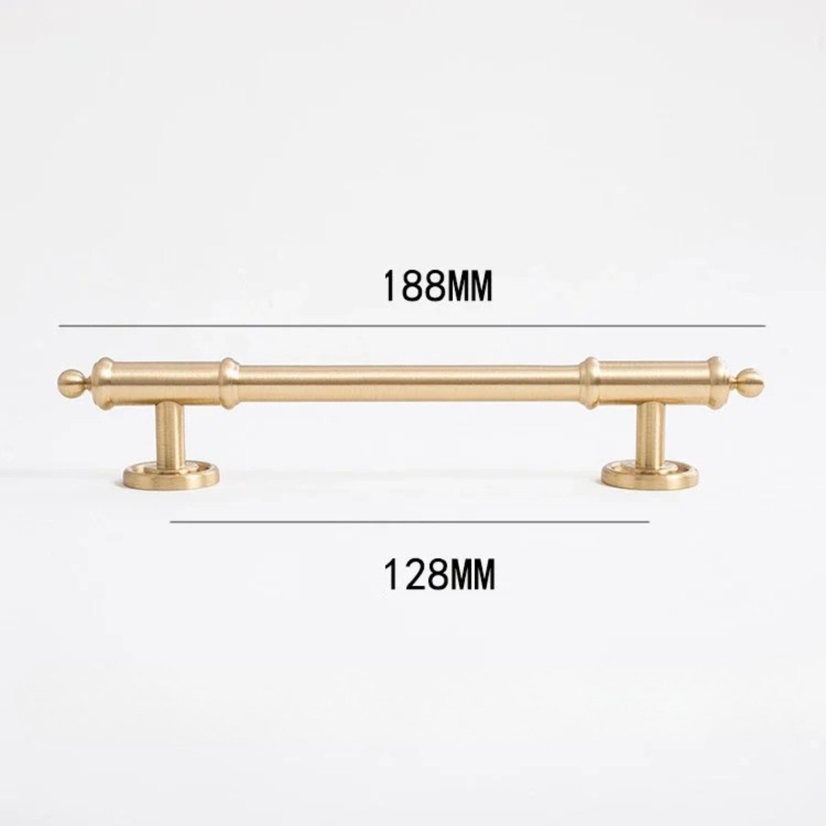 Brushed Brass Pulls | Percolo