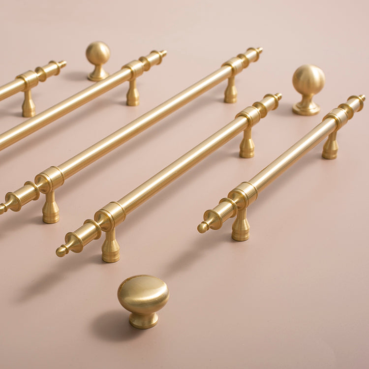 Brushed Brass Cabinet Pulls | Basileum