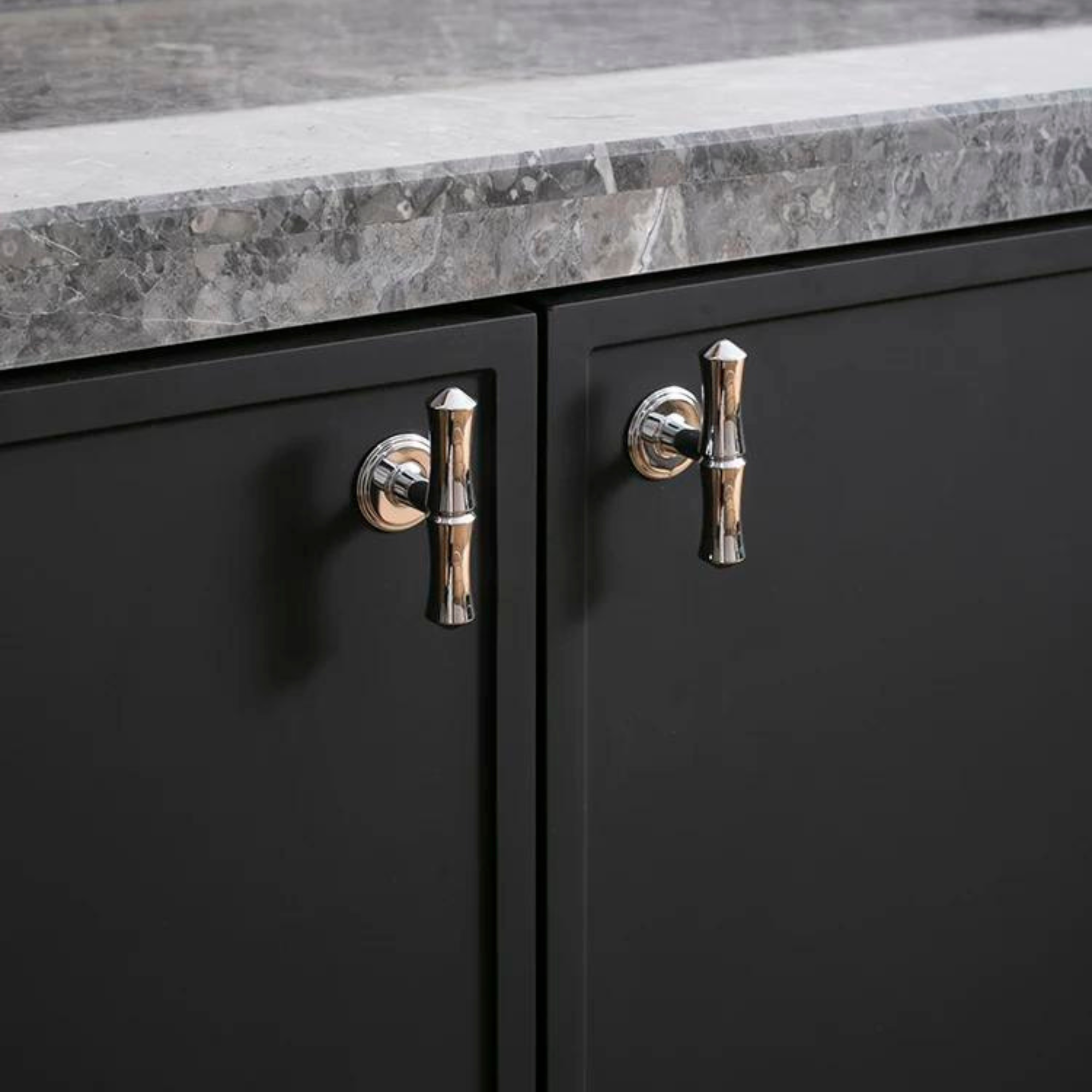 Polished Chrome Bamboo Pulls | Ferula