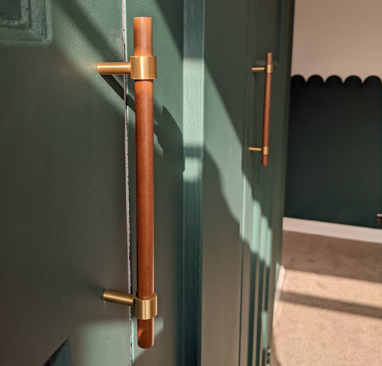 Customer kitchen with Natura handles