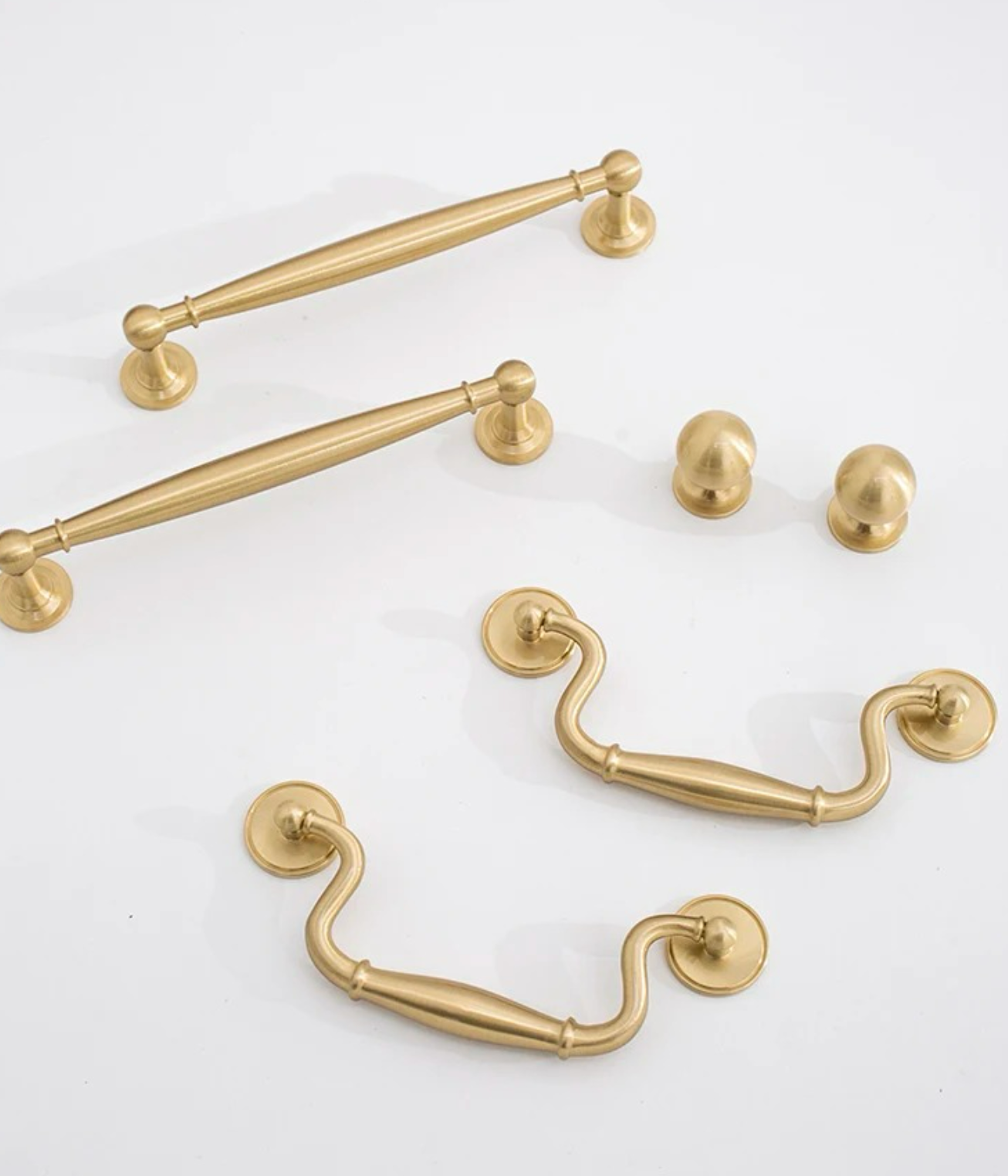 Brushed Brass Cabinet Pulls | Fides