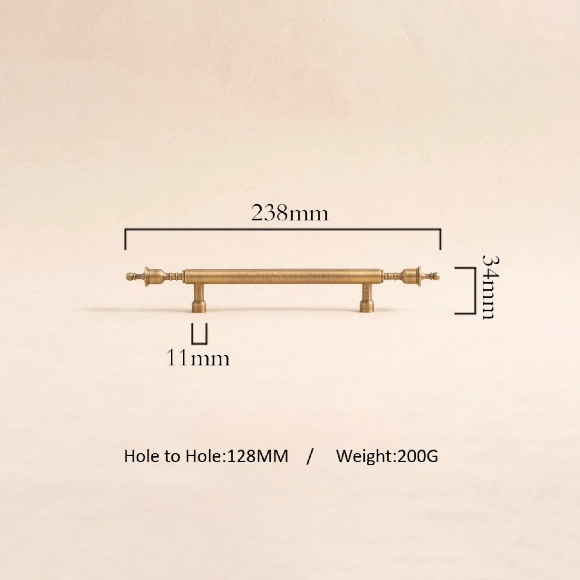 Antique Brass Pull Handles | Magnus