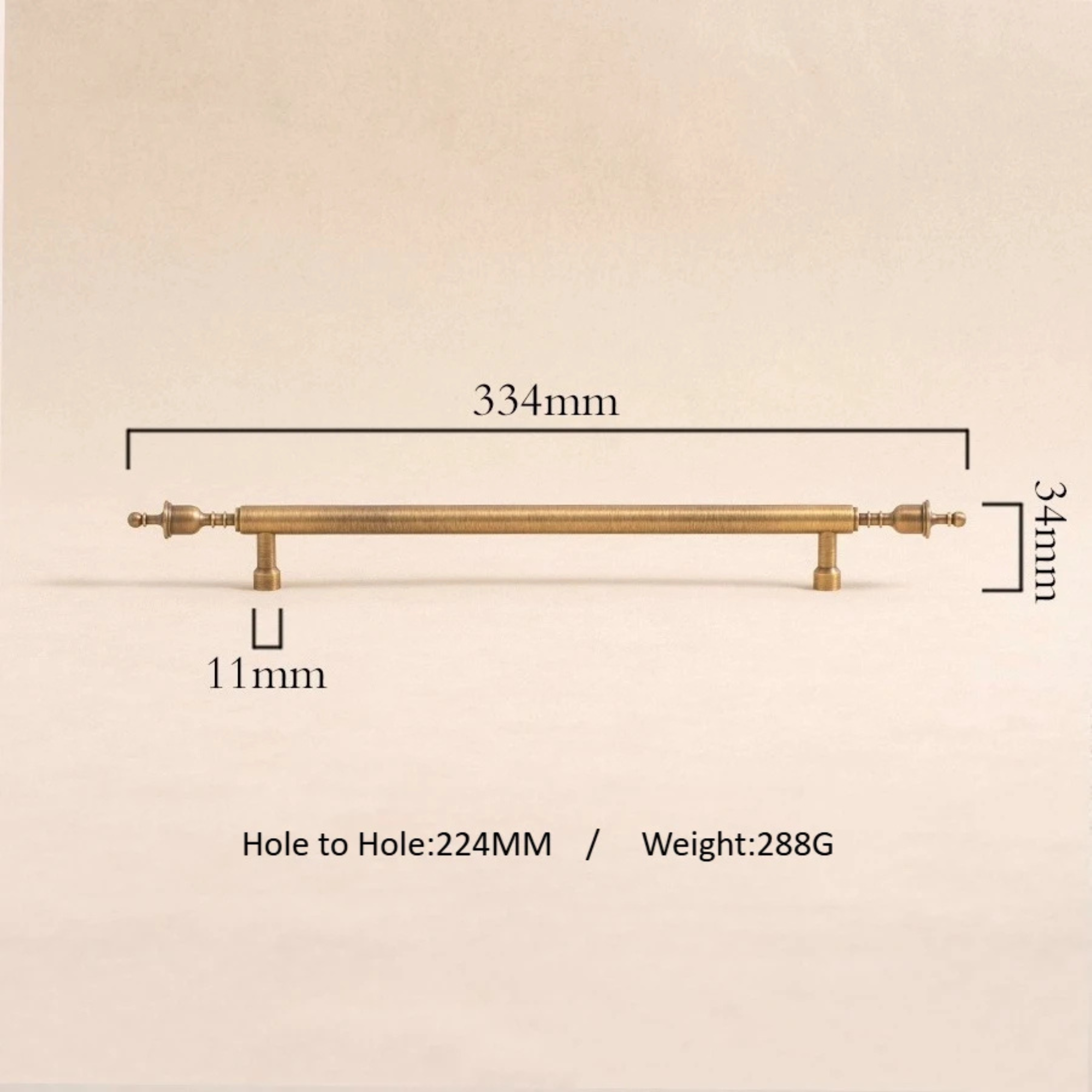 Antique Brass Pull Handles | Magnus