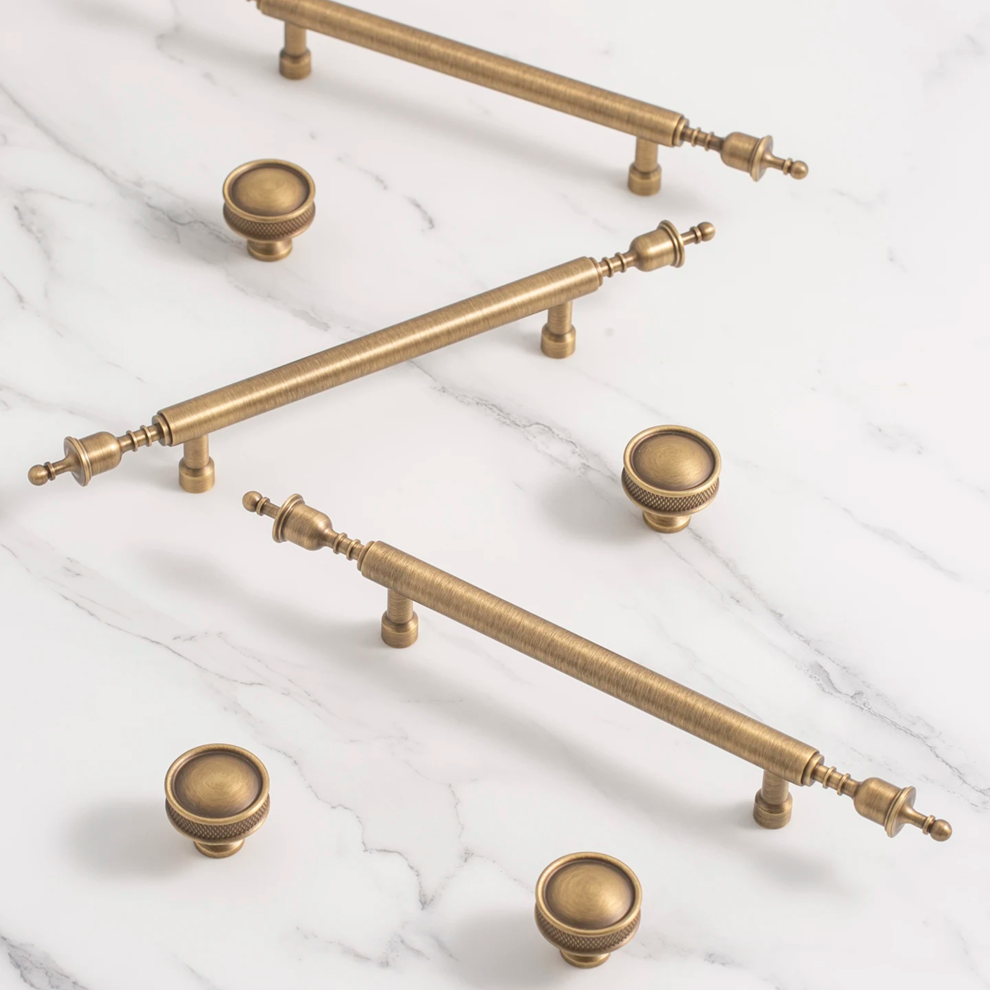 Antique Brass Pull Handles | Magnus