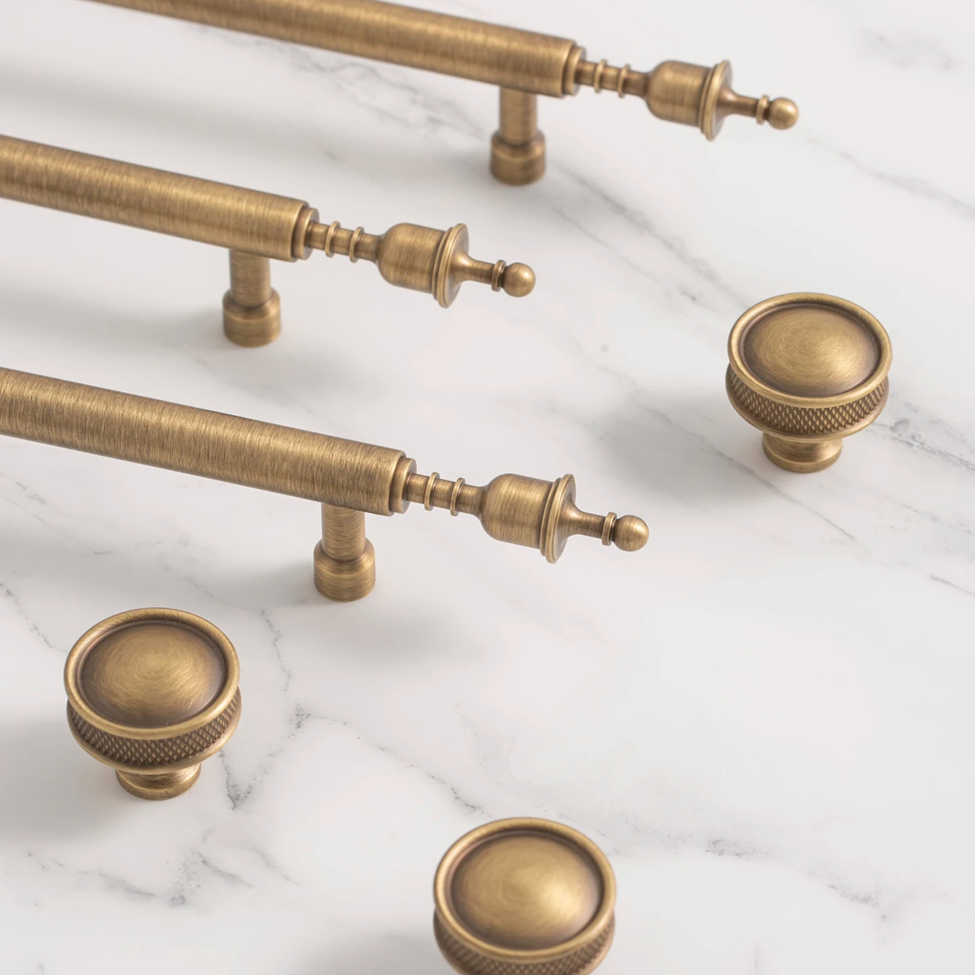 Antique Brass Pull Handles | Magnus