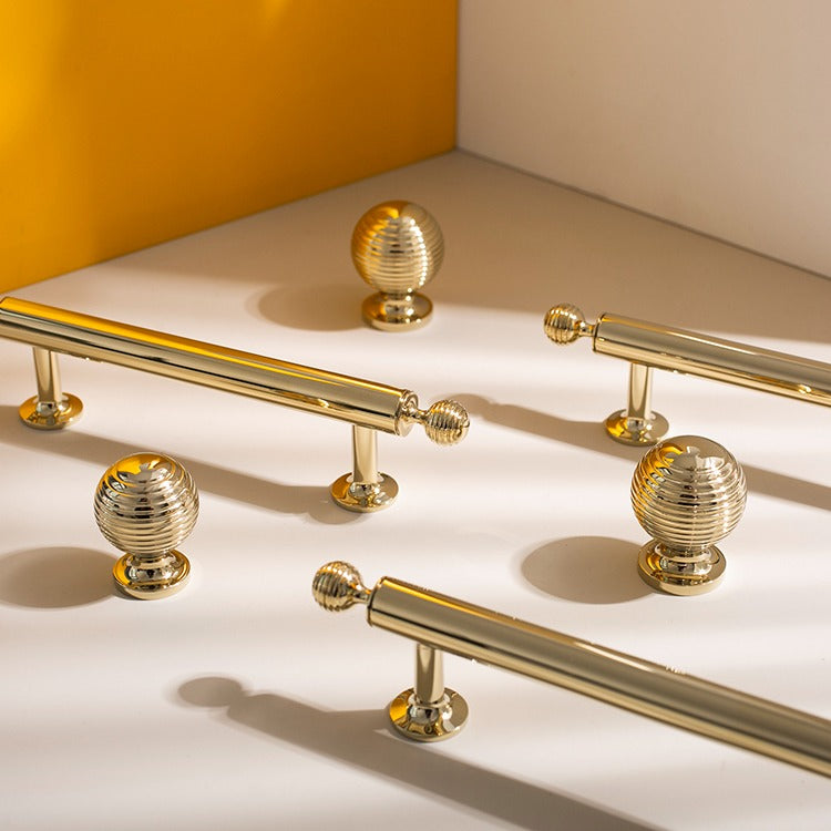 Polished Brass Cabinet Pulls | Beehive The Boutique Handle Co Polished Brass Cabinet Pulls | Beehive The Boutique Handle Co