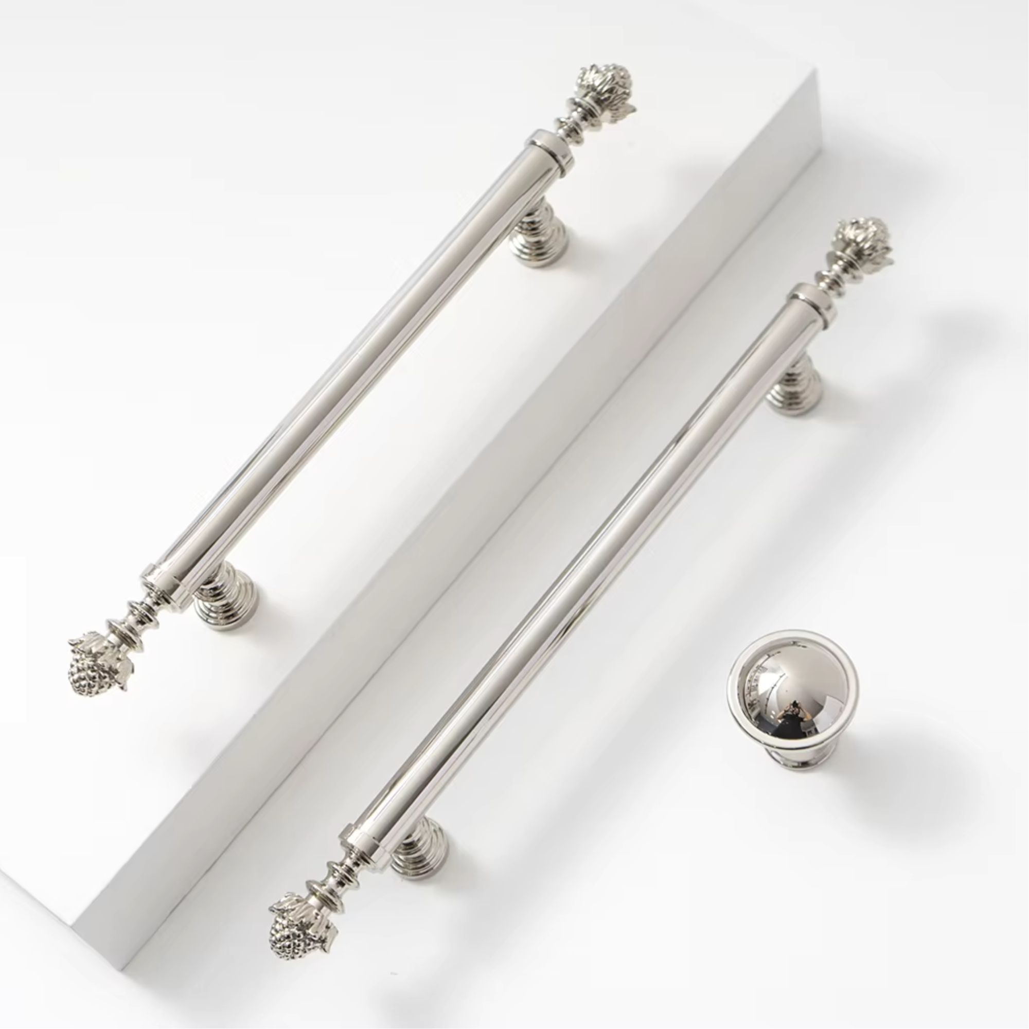 Polished Chrome Pinecone Pulls | Pinea