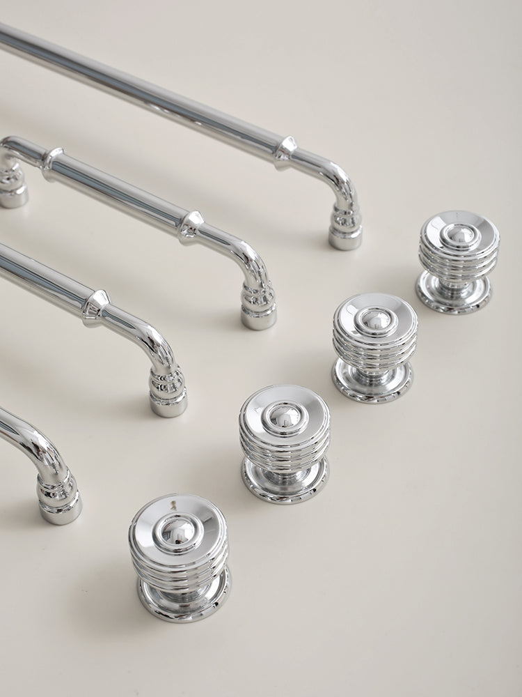 Polished Chrome Curved Pull Handles | Curva