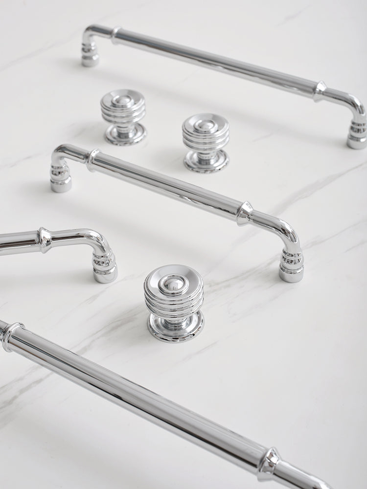 Polished Chrome Curved Pull Handles | Curva
