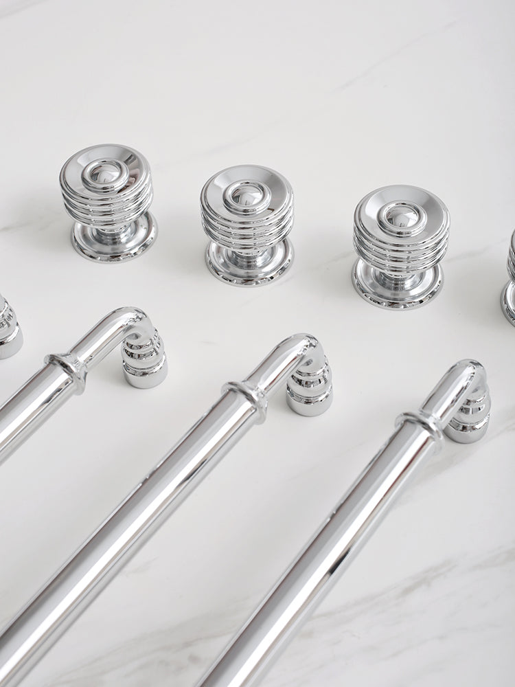 Polished Chrome Curved Pull Handles | Curva
