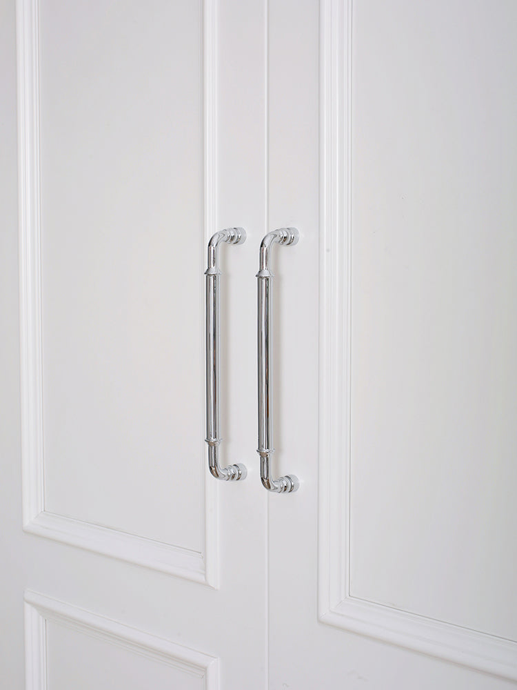 Polished Chrome Curved Pull Handles | Curva