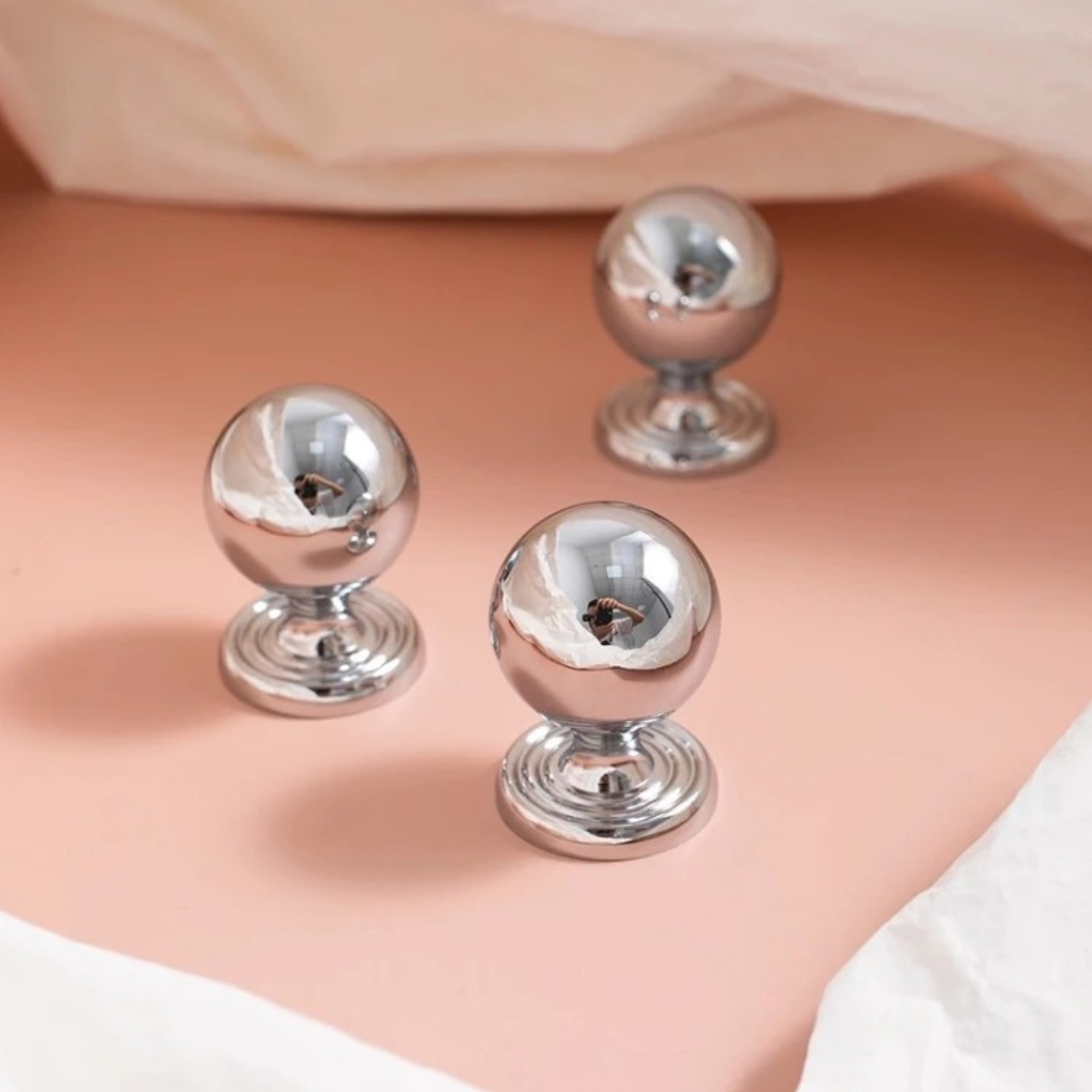 Polished Chrome Bubble Cabinet Pull | Regio