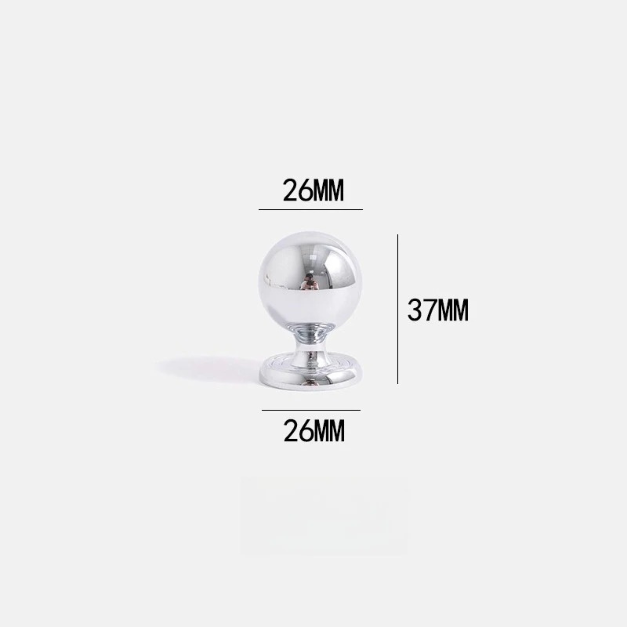 Polished Chrome Bubble Cabinet Pull | Regio