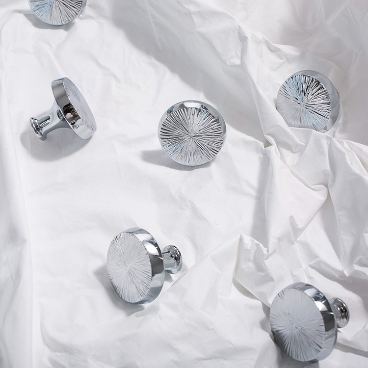 Polished Chrome Starburst Knob | Astrum Argenti