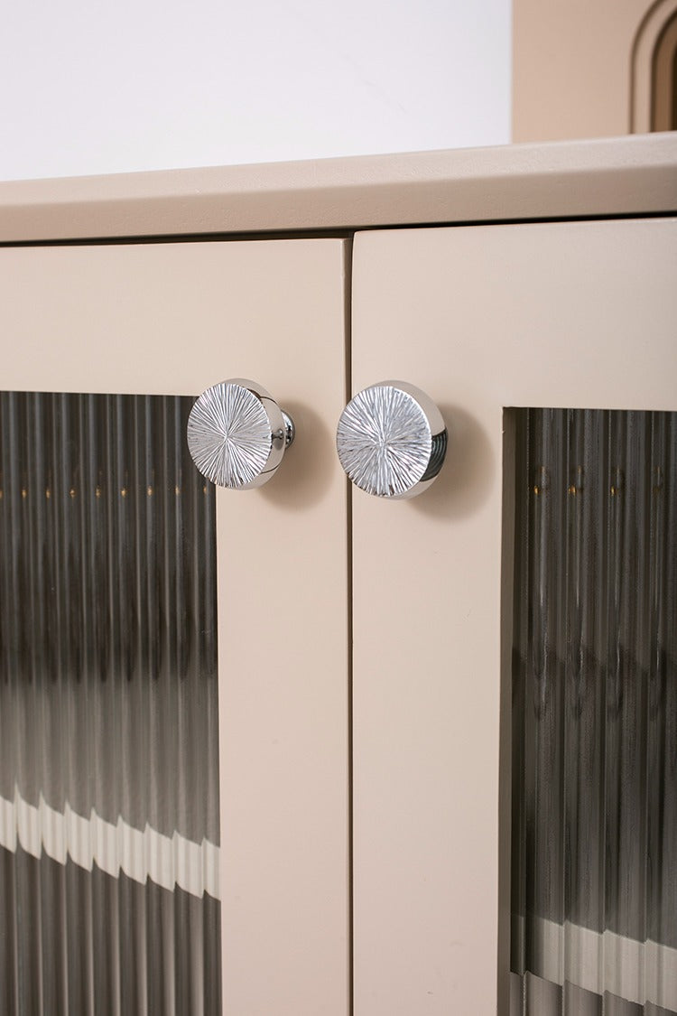 Polished Chrome Starburst Knob | Astrum Argenti