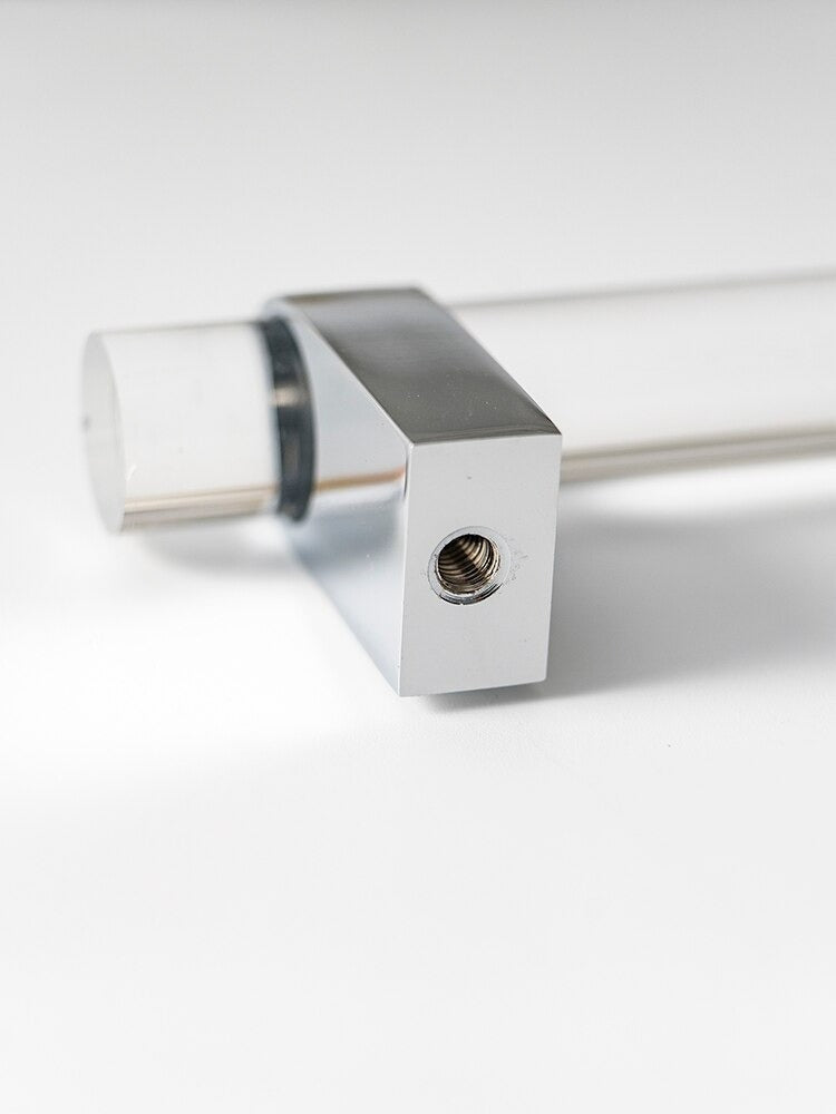 Acrylic & Brass Pull Handles | Chunky Bases | Claritas