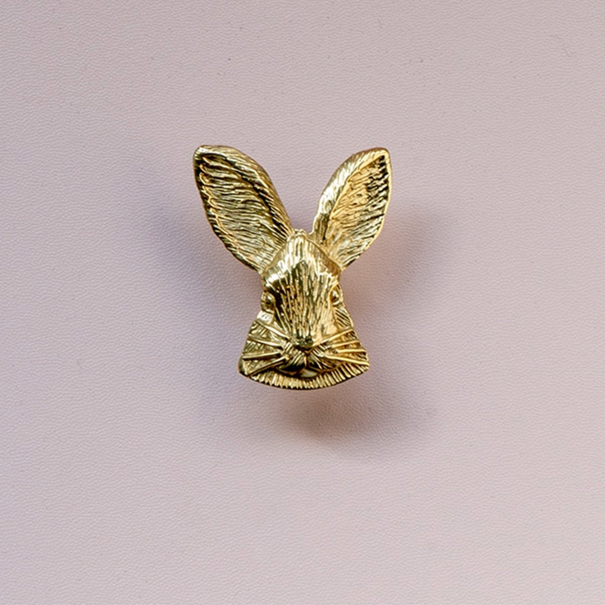 Brass Rabbit Drawer Knobs | Lepus