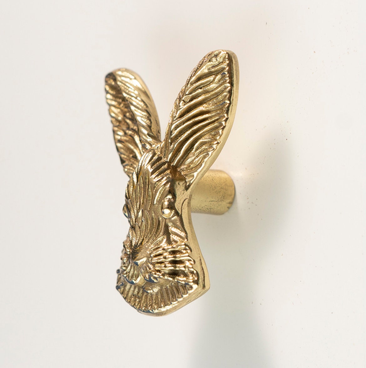 Brass Rabbit Drawer Knobs | Lepus