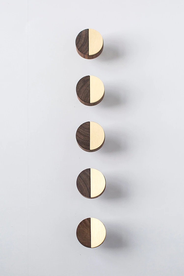Wood and Brass Knobs | Arbor Circulus