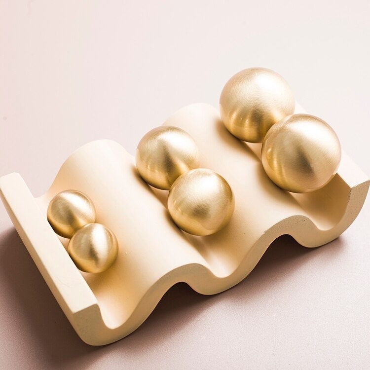 Spherical Brass Knobs | Sphaericus