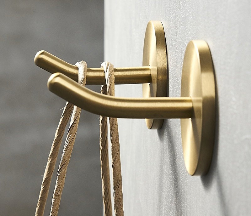 Gold Wall Hooks, Door Decor, Bathroom Hooks