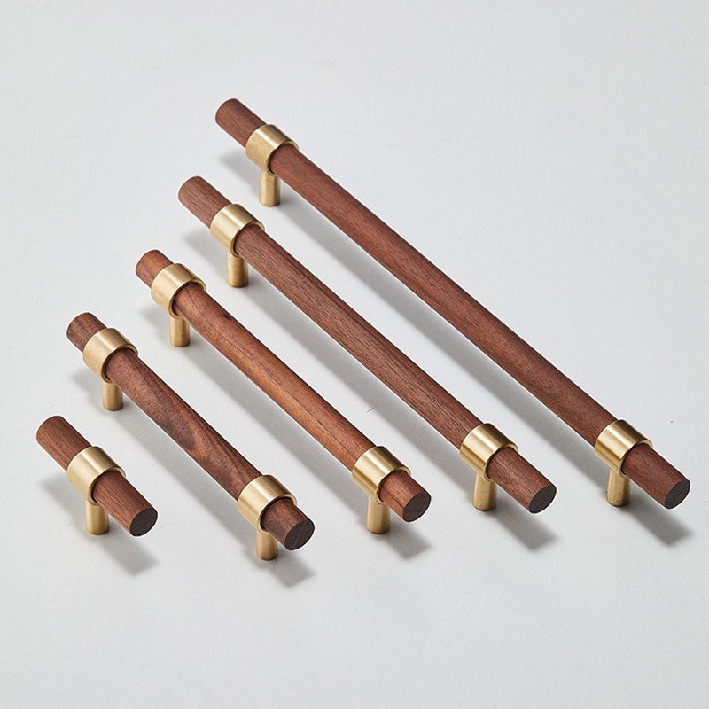 Walnut & Brass Pulls | Aevum