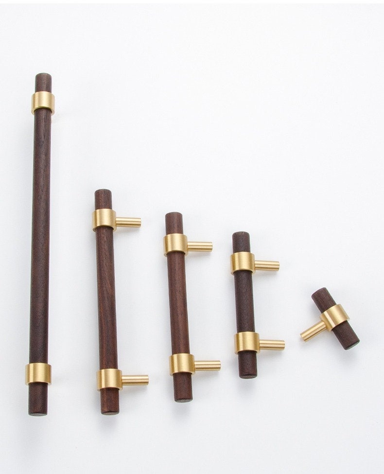 Walnut & Brass Pulls | Aevum