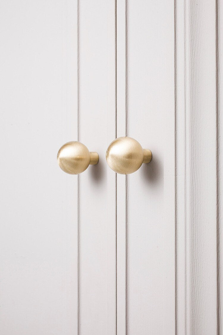 Classic Brass Cabinet Knobs | Atticus
