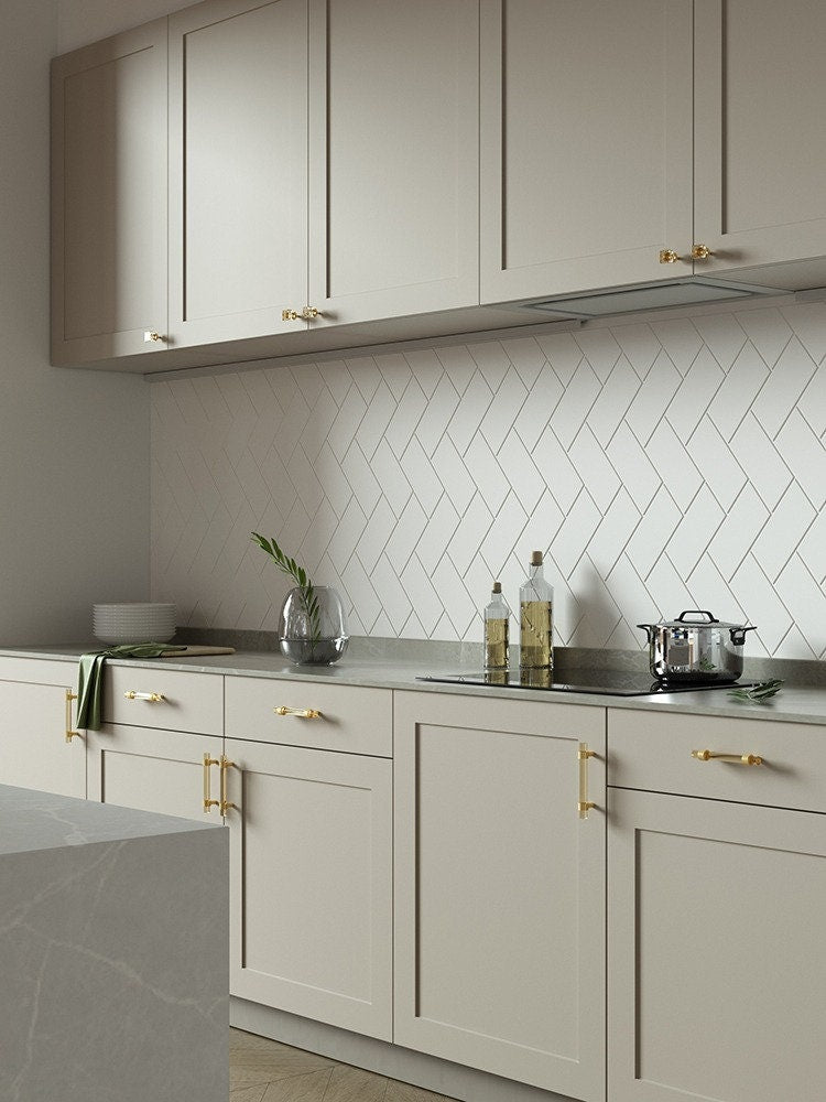 Champagne Acrylic Pull Handles | Clarus