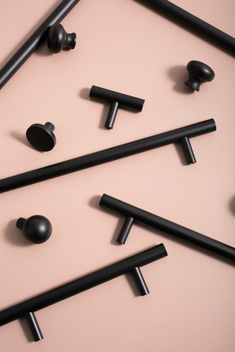 Minimalist Matte Black Handles | Caligo