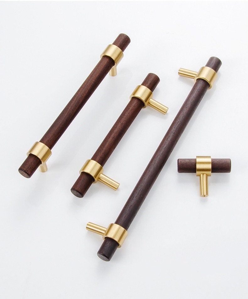 Walnut & Brass Pulls | Aevum