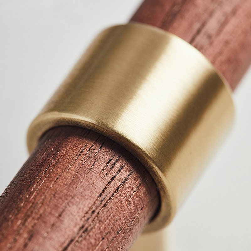 Walnut & Brass Pulls | Aevum