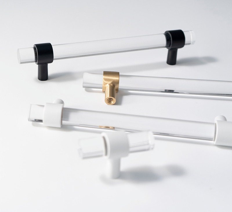 Plain Acrylic Cabinet Handles | Claritatem