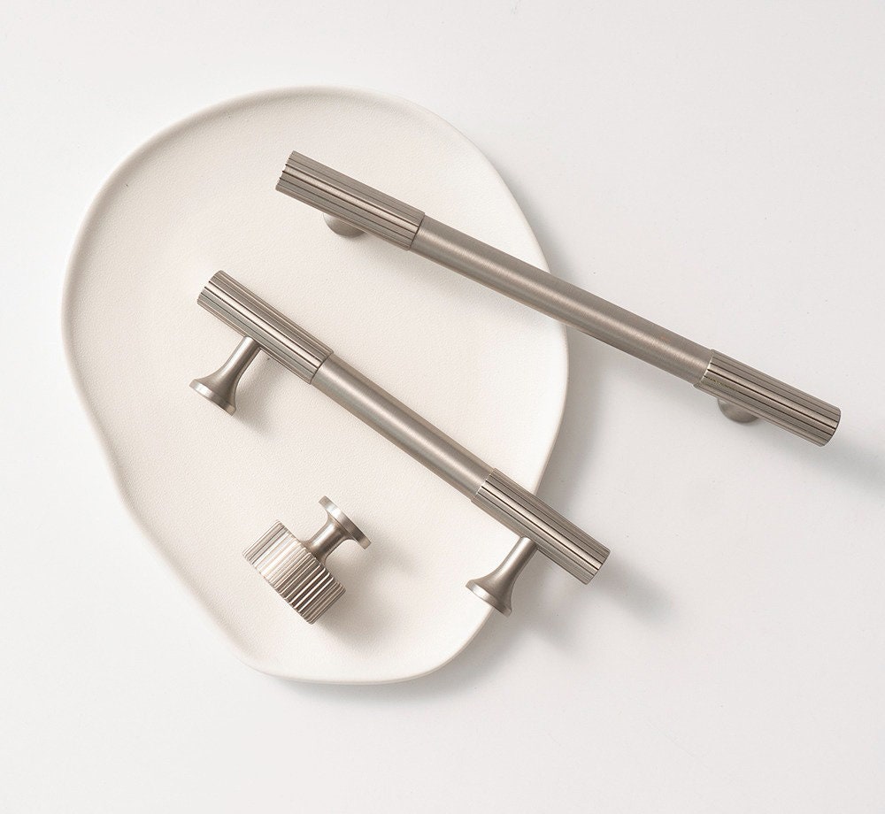 Satin Nickel Handles | Aurabella