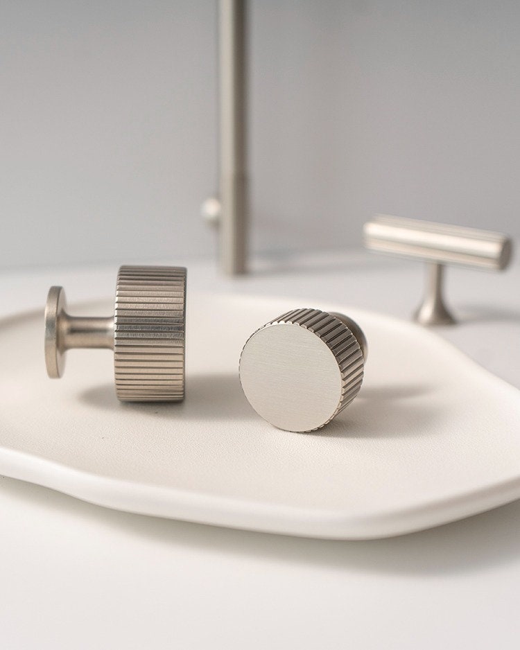 Satin Nickel Handles | Aurabella