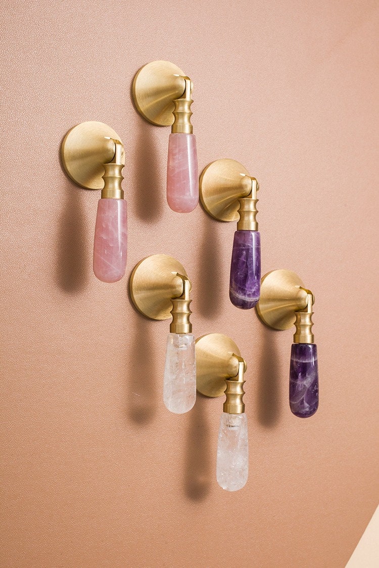 Crystal Drop Knobs | Luxuria