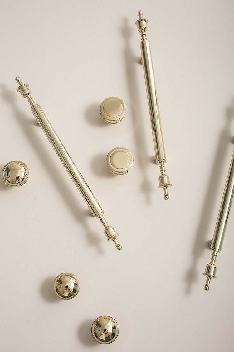 Polished Brass Pull Handles | Magnus