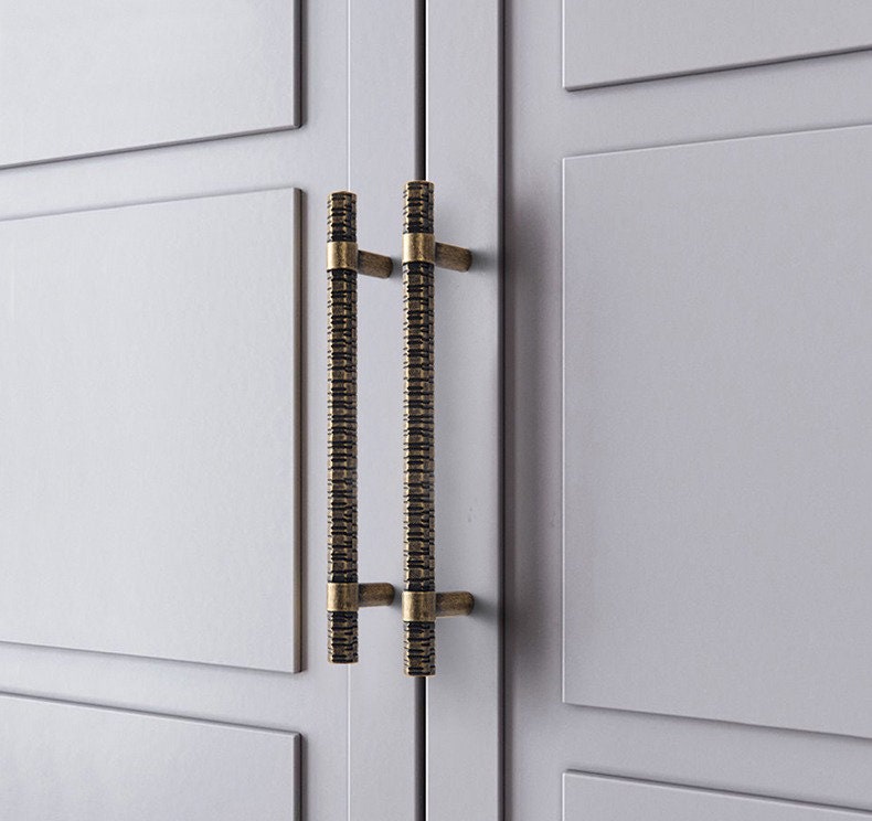 Bronze Groove Cabinet Handles | Opulentia