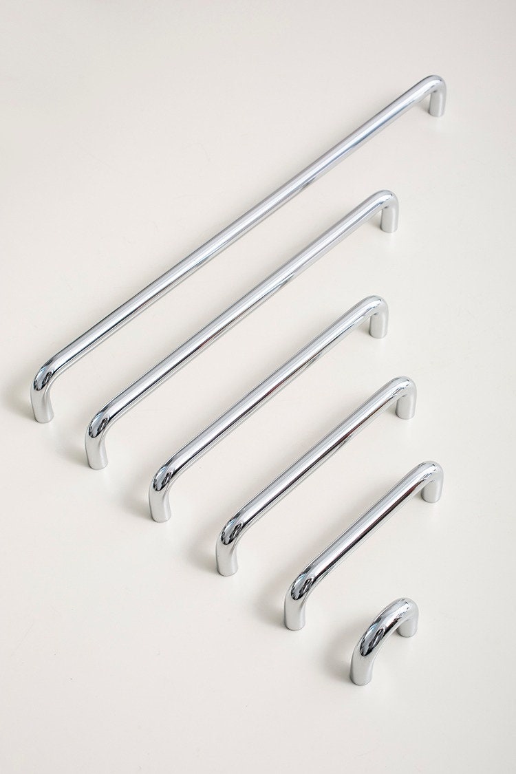 Minimalist Polished Chrome Handles | Caelum